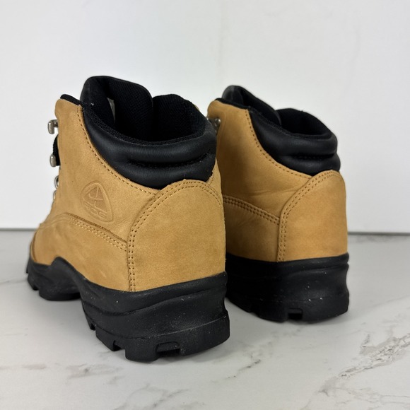 Vintage Nike ACG Air Tumalo Gimli Boots Women 7 Youth 5.5 Tan Leather Hiking 90s - Picture 7 of 12